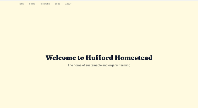 Hufford Homestead